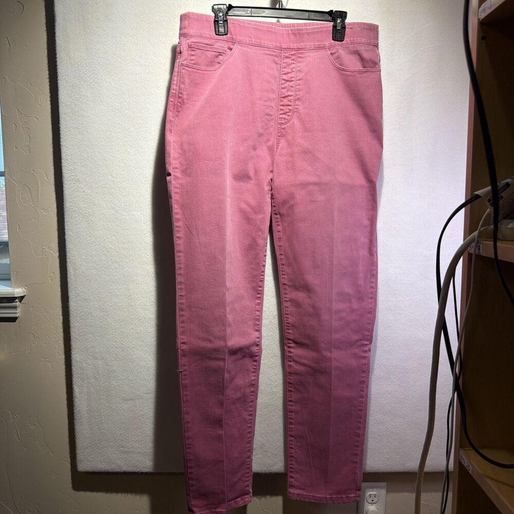 Soft Surroundings Rose Stretch Pull-On Jeans size Tall Large (14-16L)